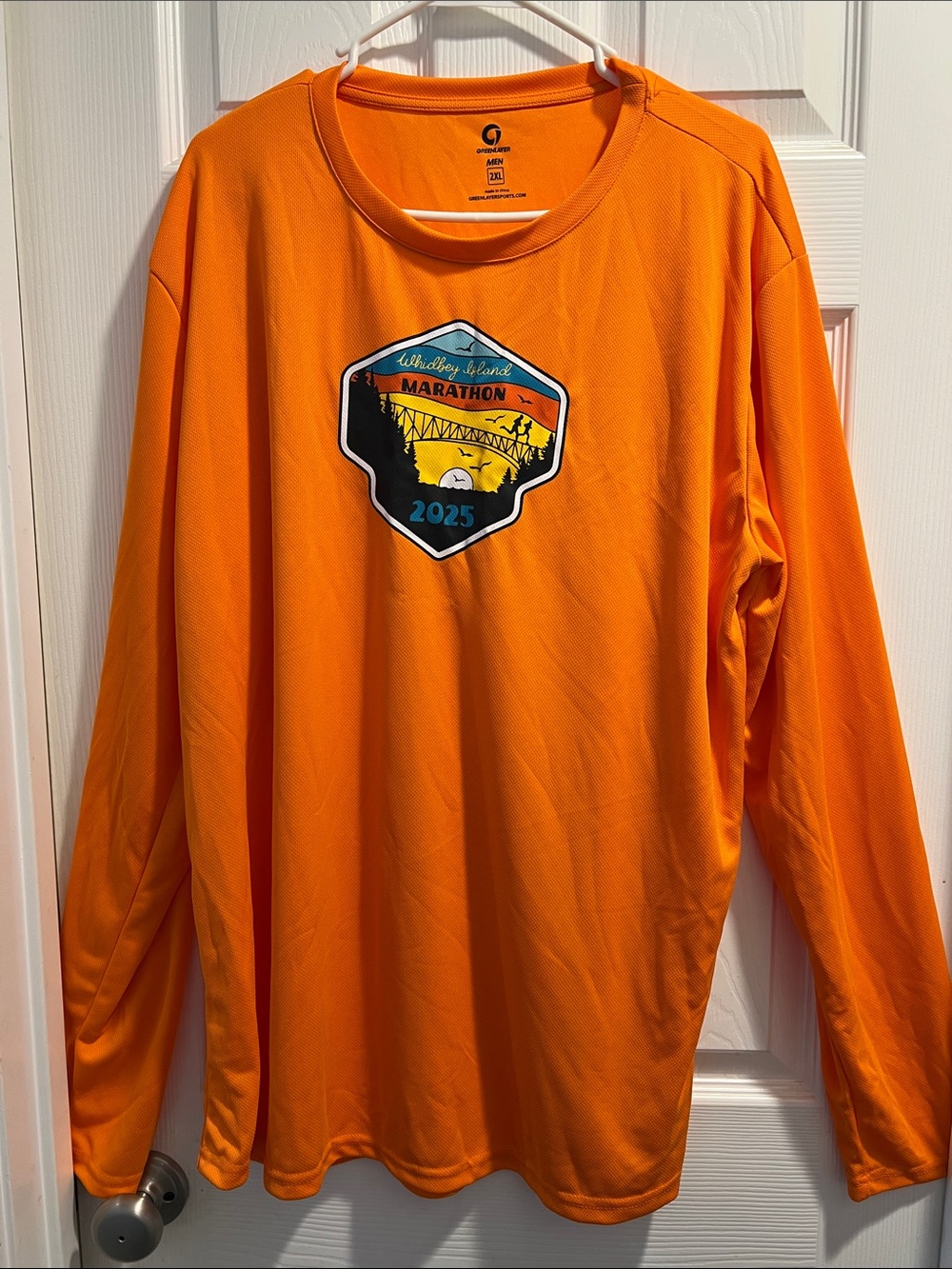 Orange Marathon 2025 Long Sleeve Tee